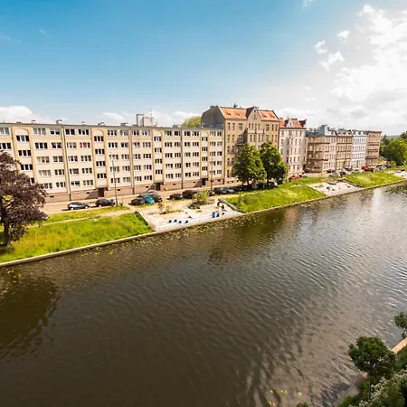 Flatbook - Riverside Loft With Parking Gdaňsk