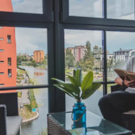 Apartmán Flatbook - Riverside Loft With Parking Gdaňsk