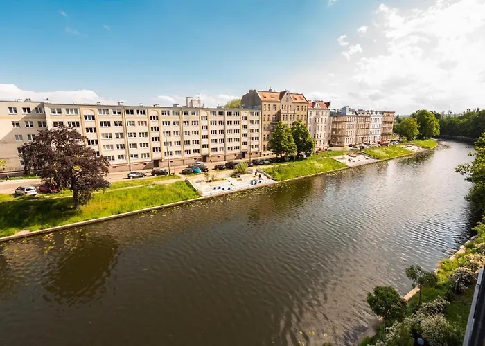Flatbook - Riverside Loft With Parking Gdansk